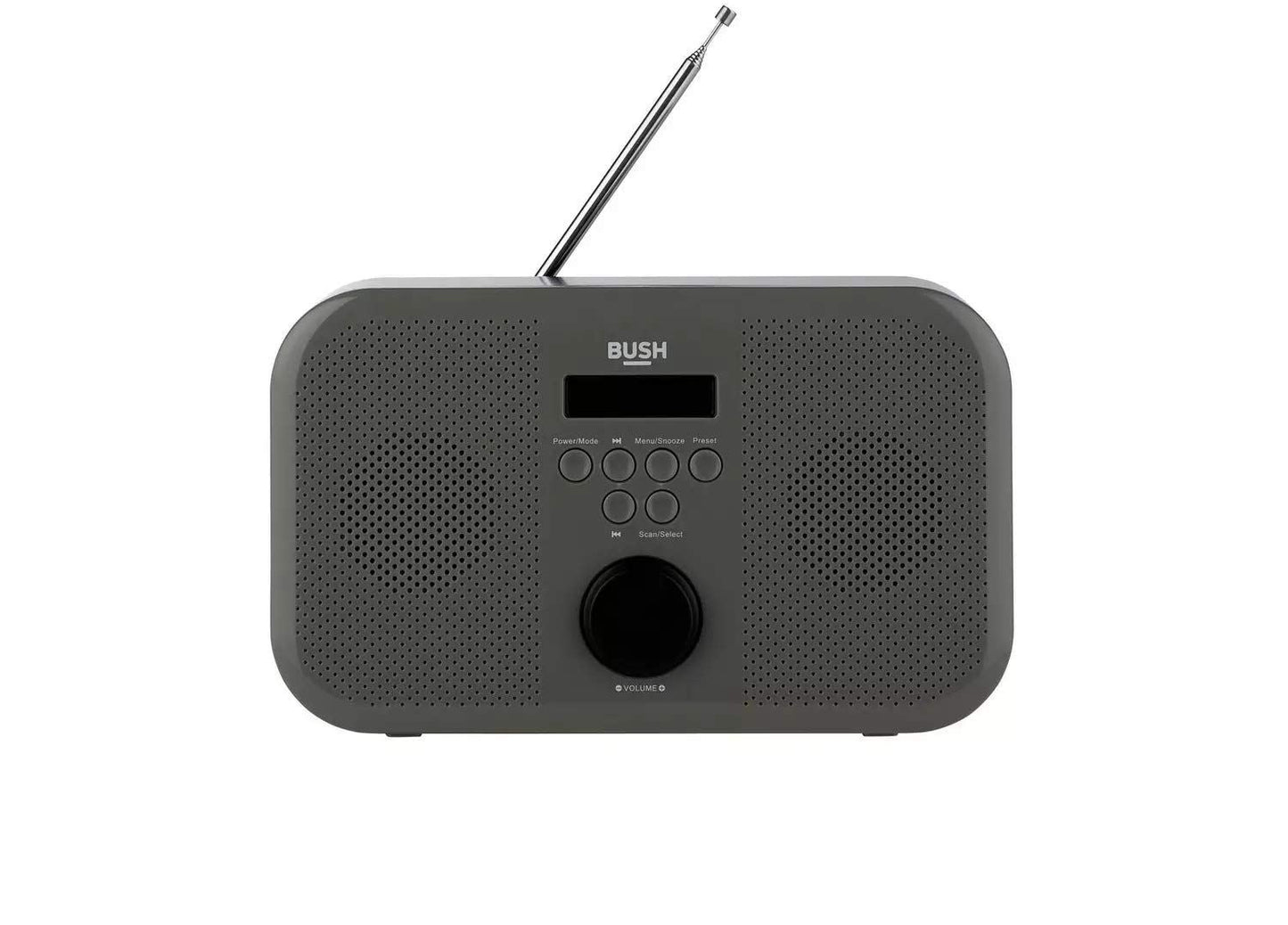 Bush Portable Stereo DAB Radio - Grey