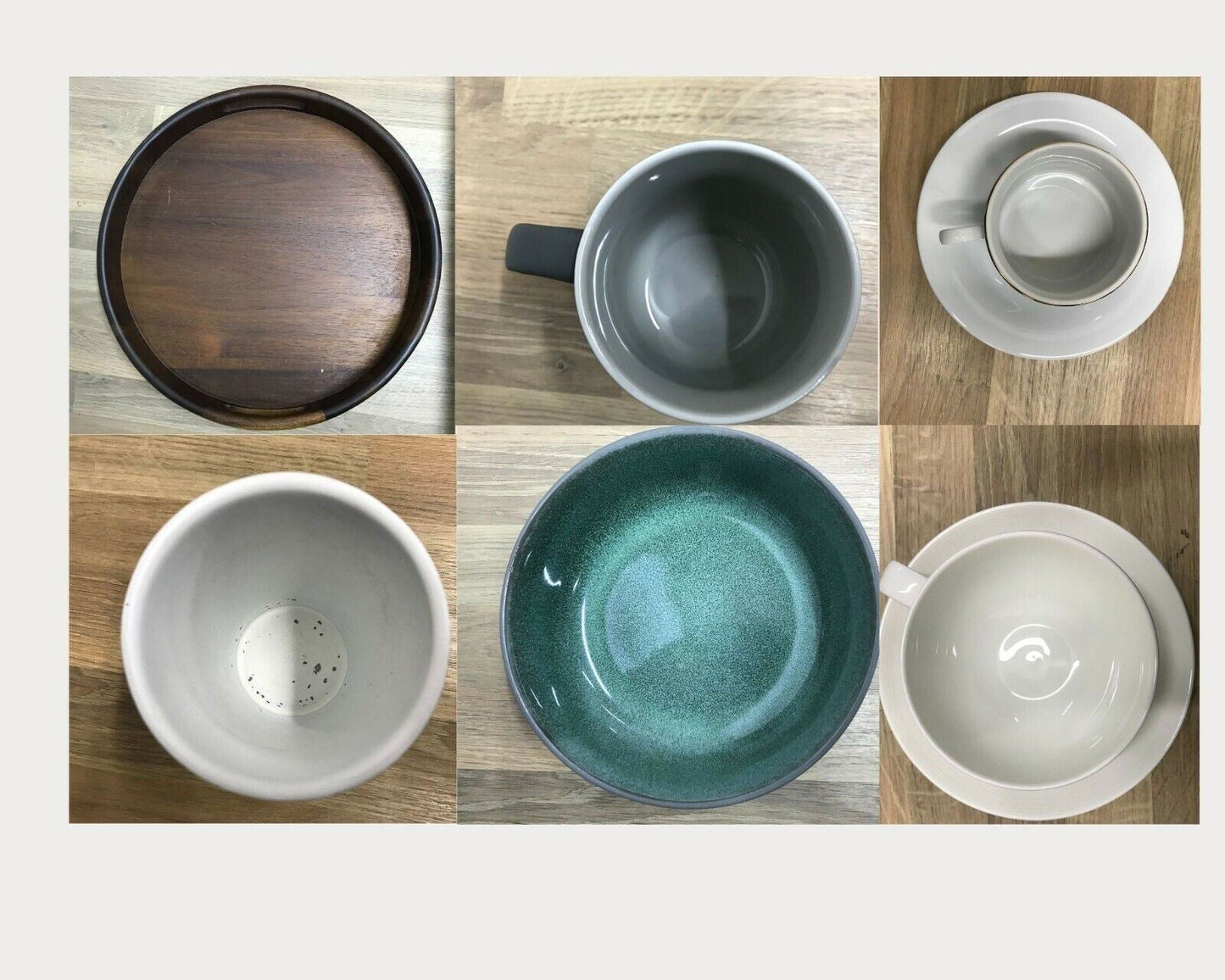 John Lewis Ceramic Mugs and Glasses JobLot Stock Clearance Stock Sale 16 Units