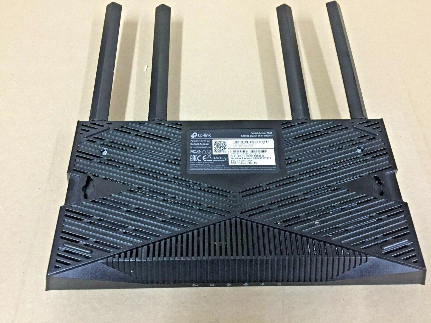 TP-Link Archer AX50 DualBand Gigabit WiFi 6 AX3000 Router Video Streaming Gaming