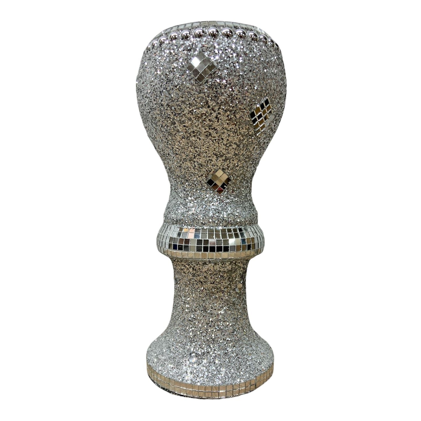 Vase Flower Decor Home Table Decorations Centerpieces Silver Bling Flower Vase