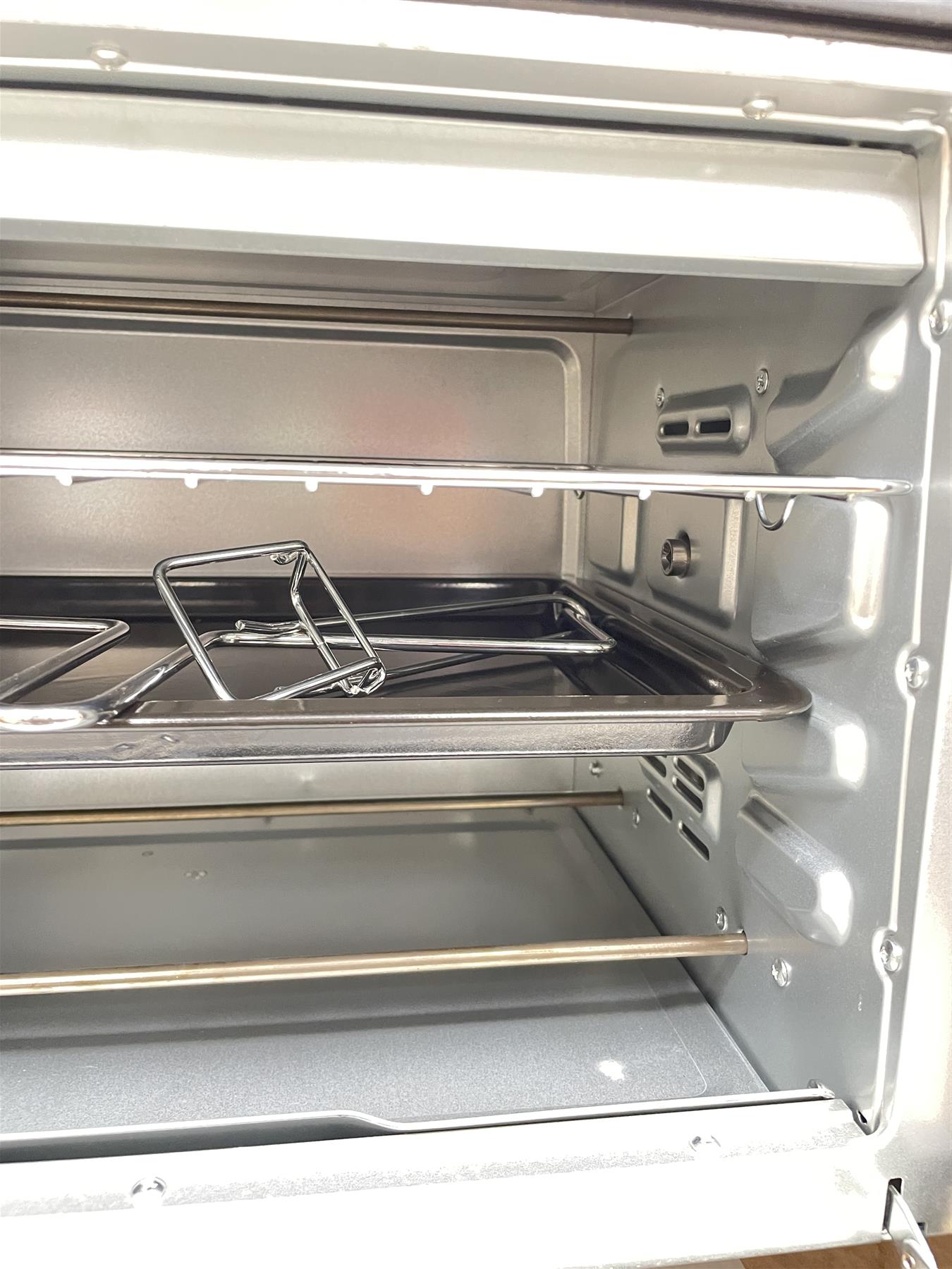 Cookworks 28L Mini Oven with Hob Cooker Grill & Rotisserie oven Hotplate