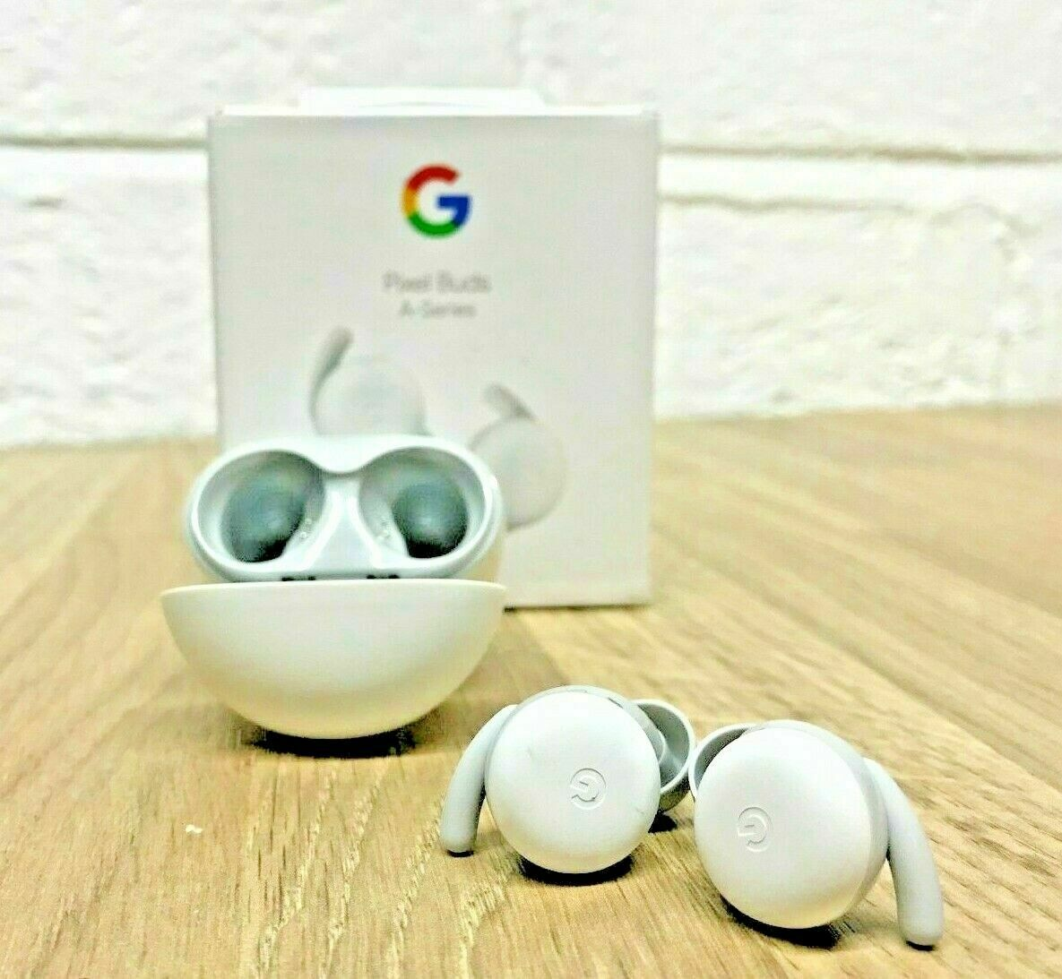 Genuine GOOGLE Pixel Buds A-Series Wireless Bluetooth Earphones - Clearly White