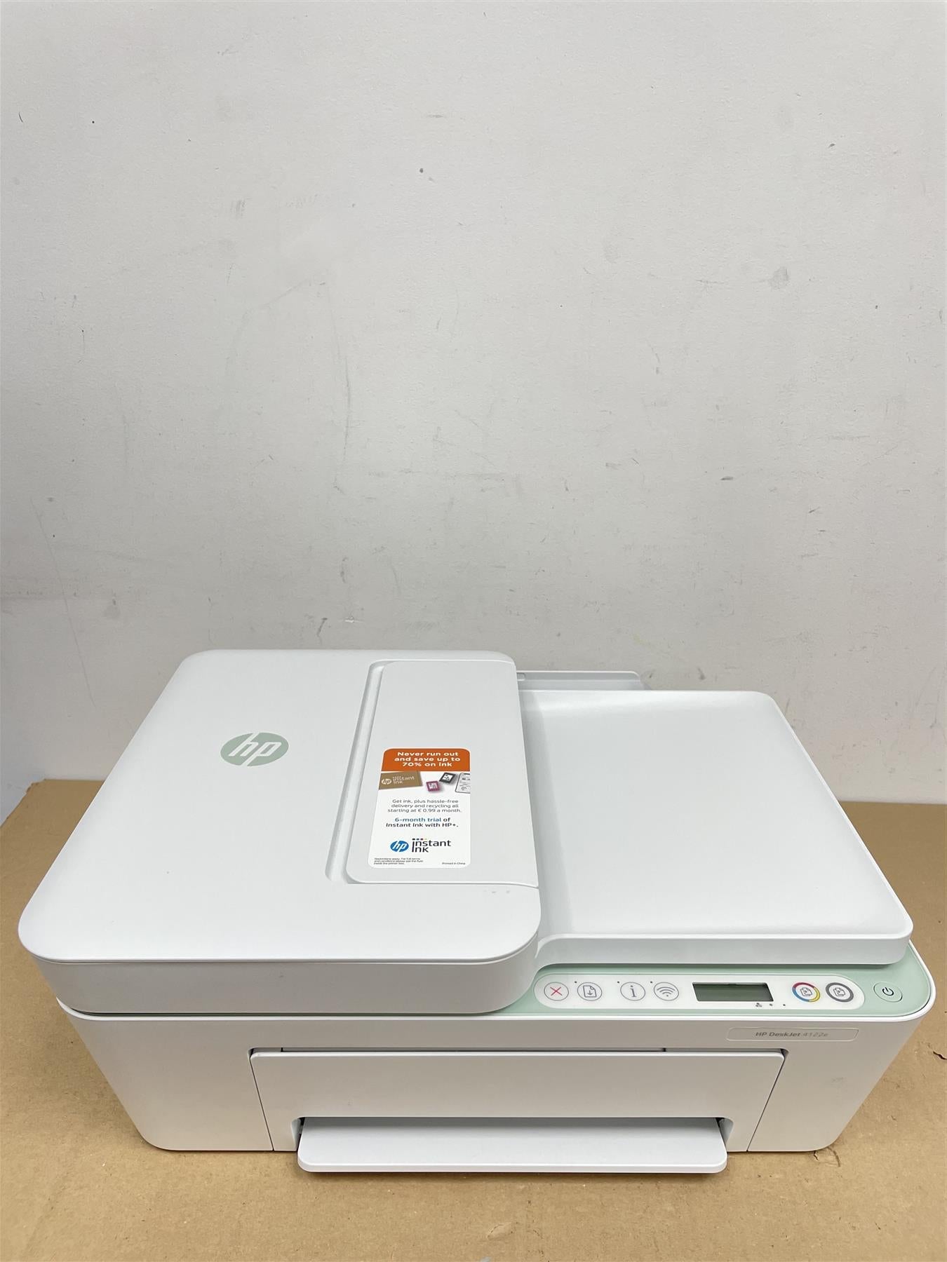 HP Plus DeskJet 4122e All-in-One Printer Colour Home Print copy scan Wireless- USED INK