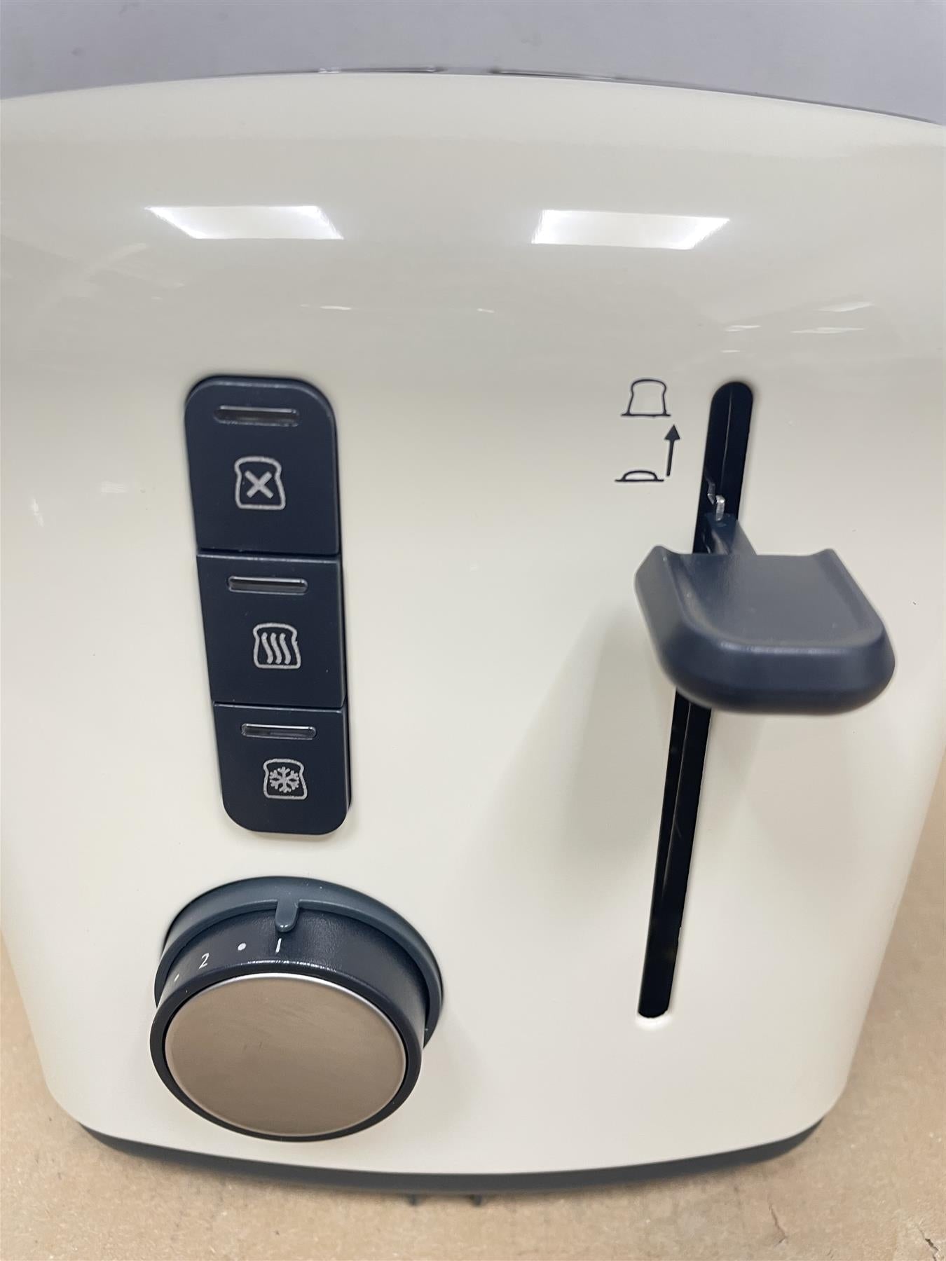 Breville ITT990 Stainless Steel Wide Slot 2 Slice Toaster 800W Cream