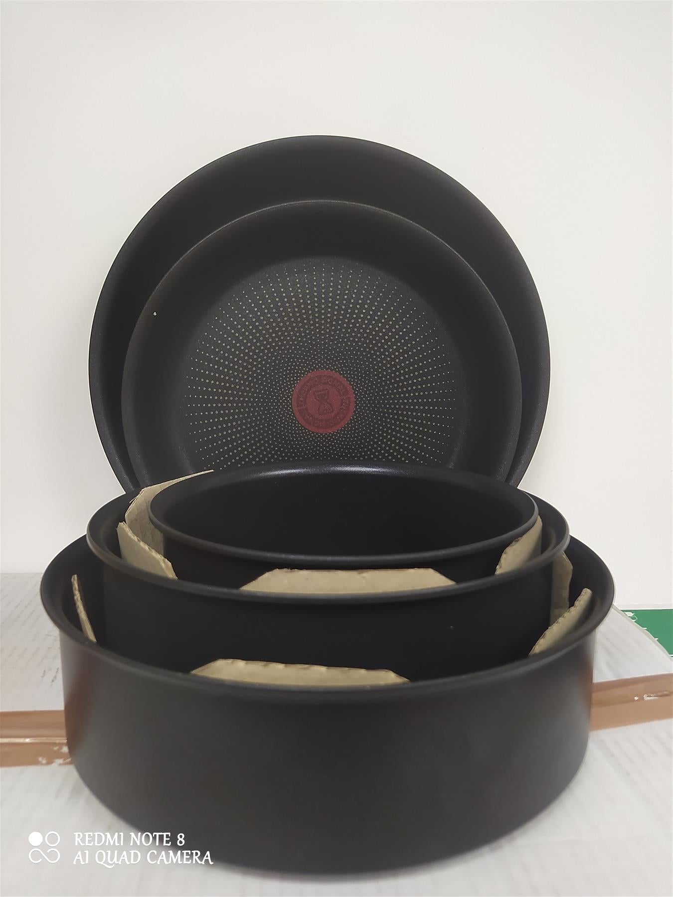 Tefal Ingenio Pan Set Daily Chef 10 Piece Aluminium Handle Lid Non stick Cookware