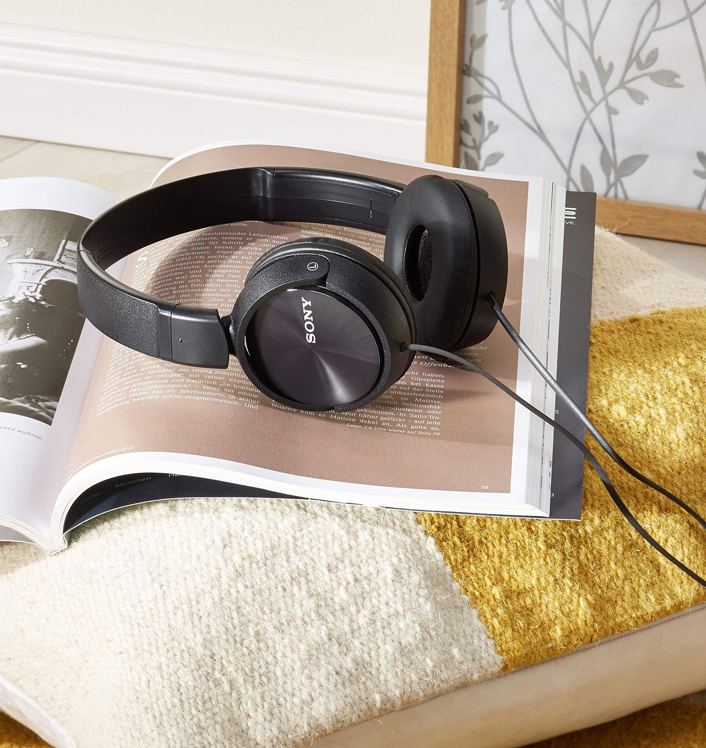 Sony MDRZX310 Foldable Headphones - Metallic Black