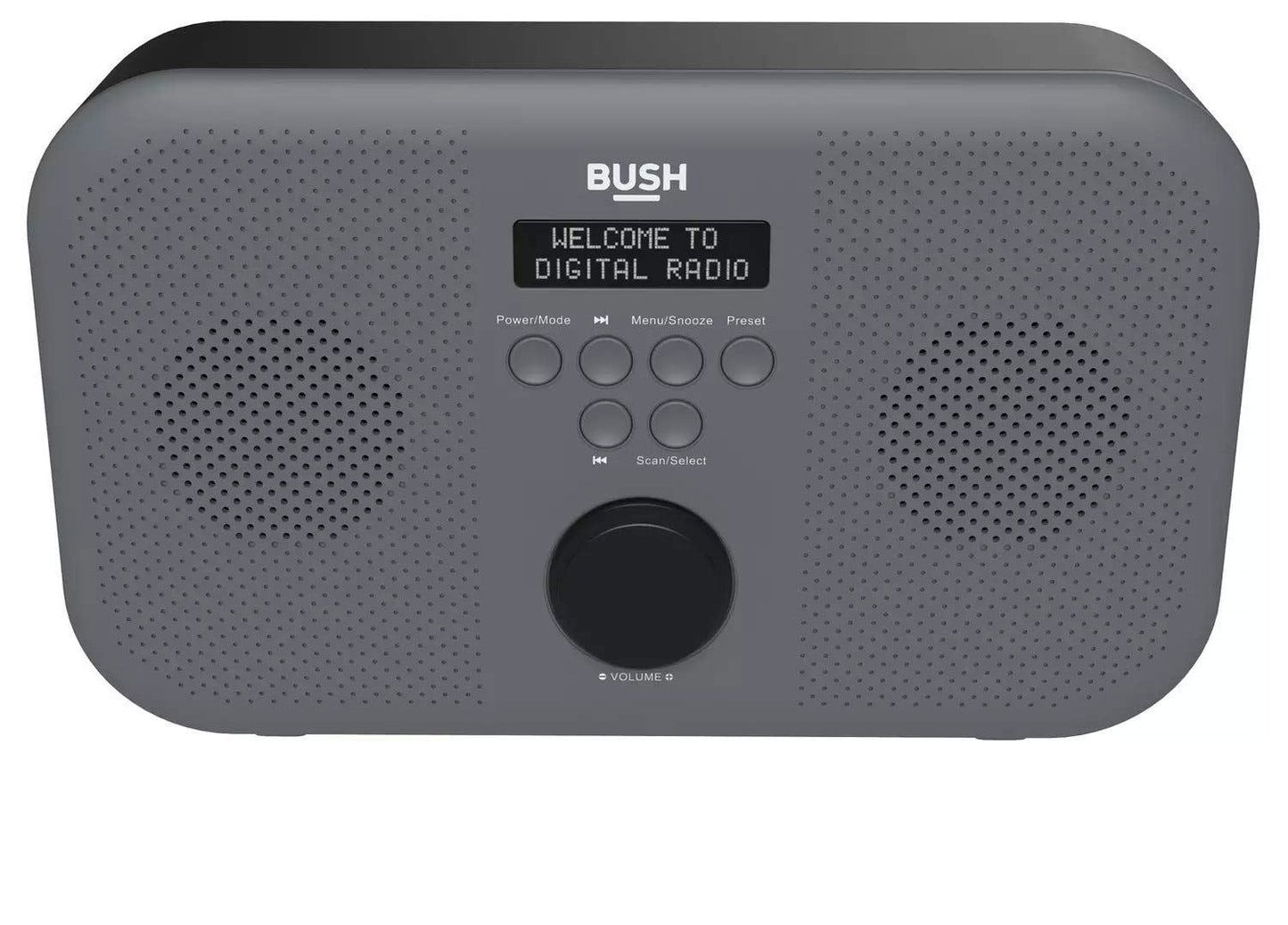 Bush Portable Stereo DAB Radio - Grey