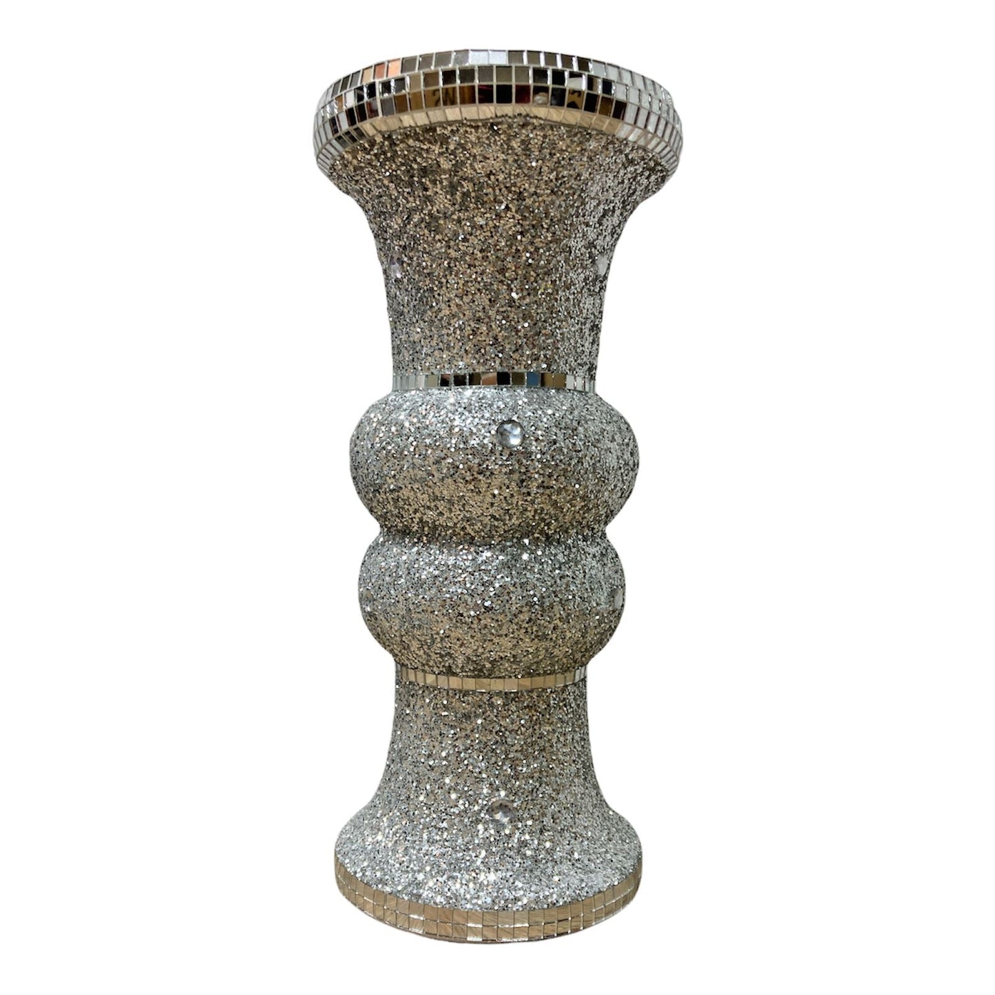 Vase Flower Decor Home Table Decorations Centerpieces Silver Bling Flower Vase