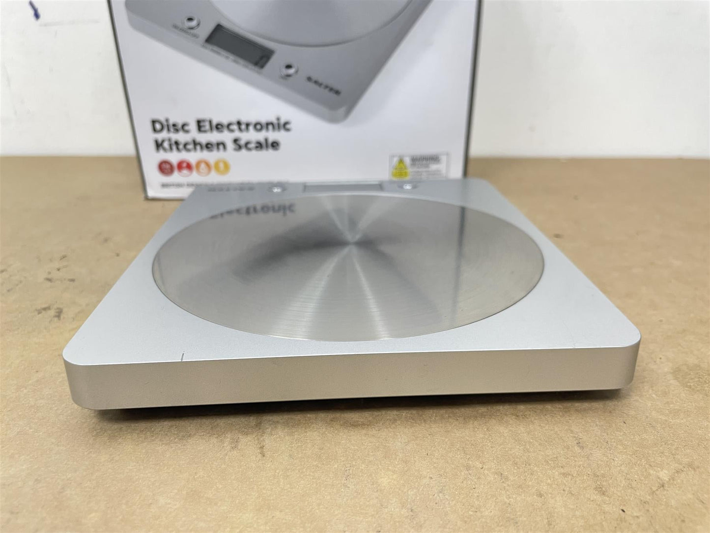 Salter Electronic Kitchen Scale Max capacity 5kg with Steel Platform - Silver