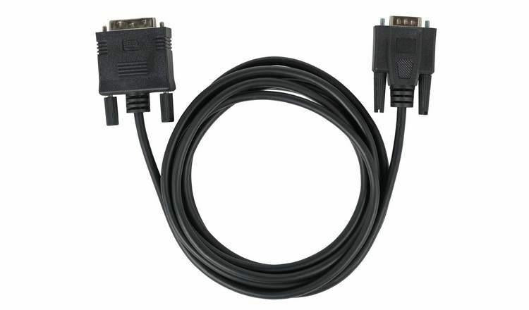 Bush 3m DVI to VGA Cable Plug for TV Monitor Gold Plated Adapter Converter