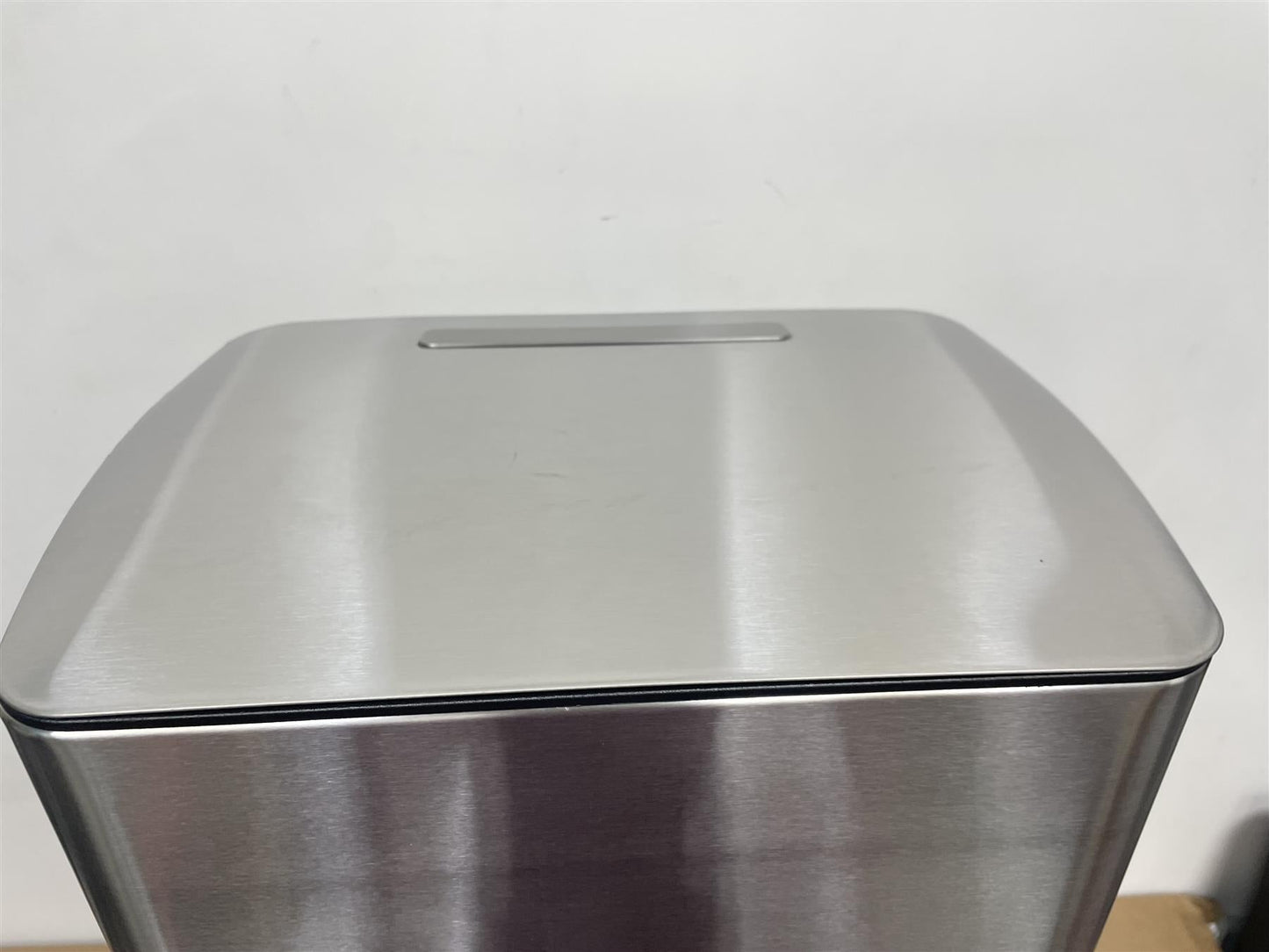 Habitat 30 Litre Bin Modern Rectangular Silver Stainless Kitchen Foot Pedal Bin