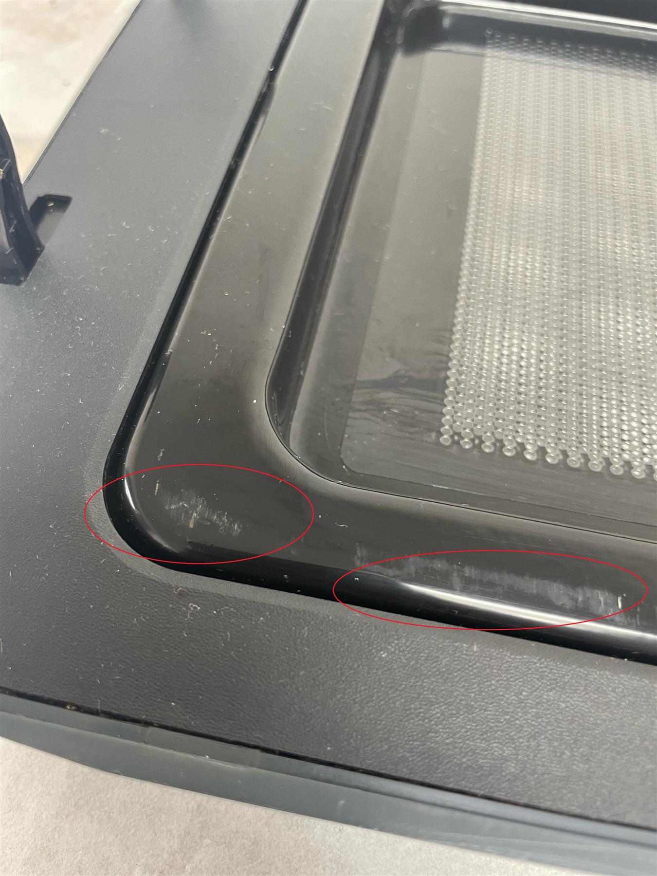 Genuine Replacement Door For Russell Hobbs Worcester 700W Standard Food reheat Microwave oven - Grey RHMD702