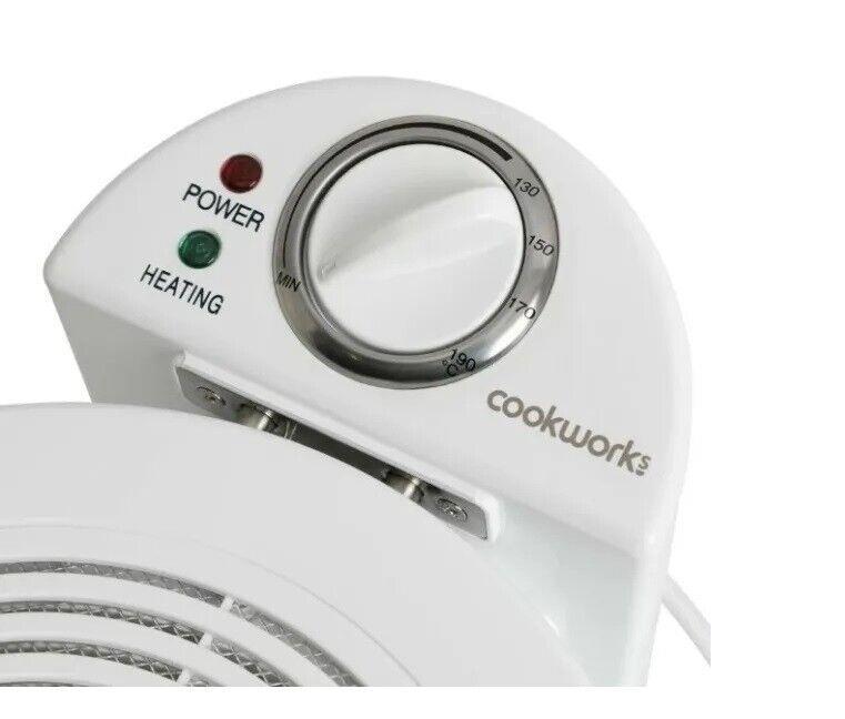 Cookworks Kitchen Electric Commercial XJ-10303 2.5L Deep Fat Fryer - White
