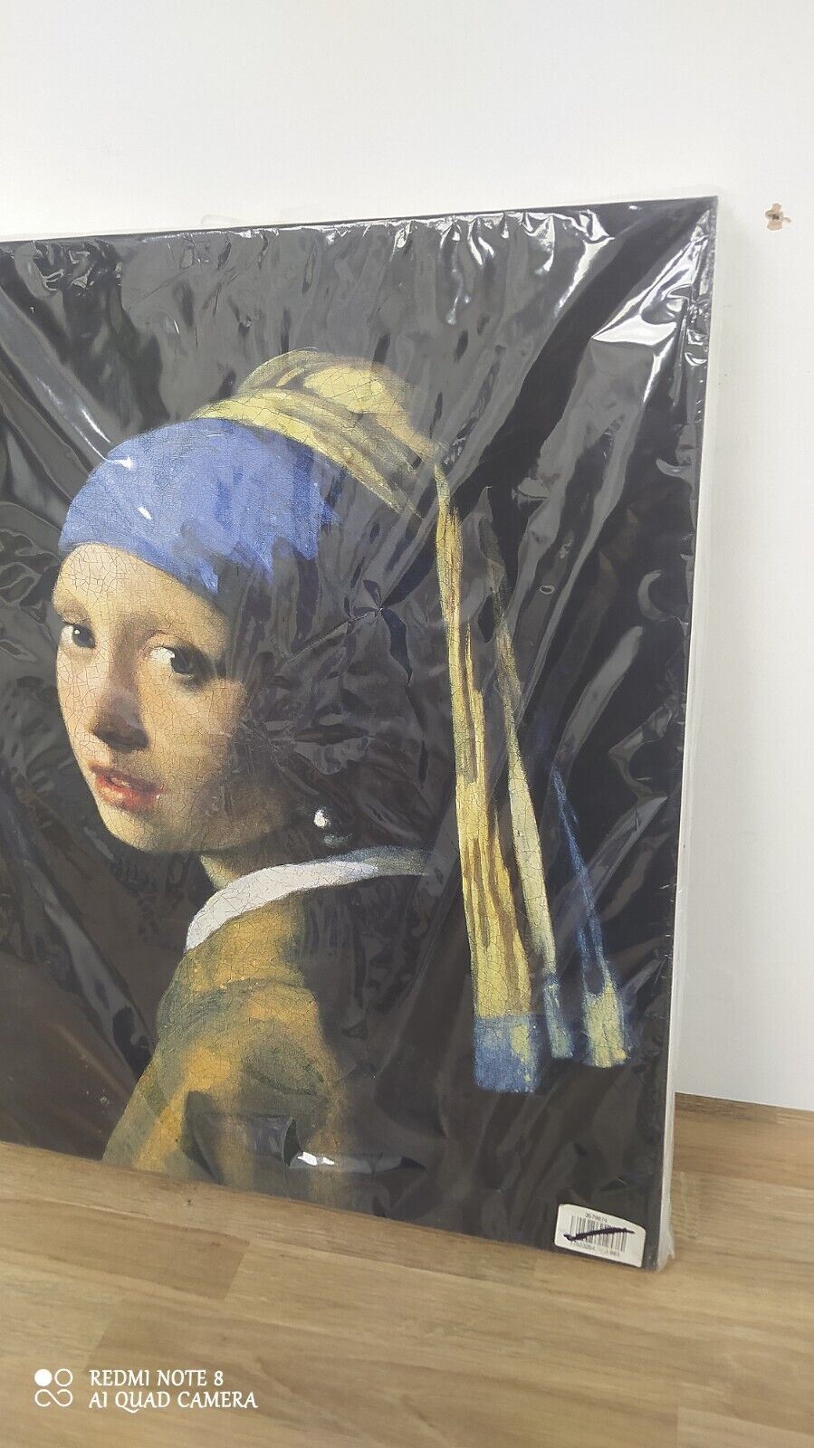 Girl with pearl earring painting in Canvas 40x50 cm
