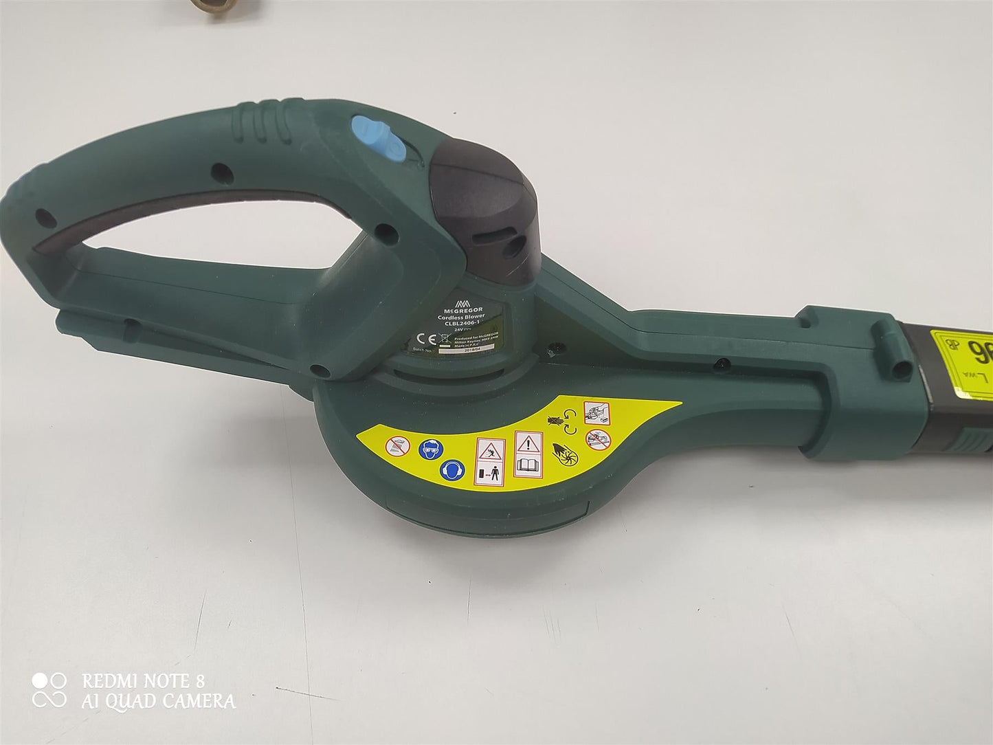 McGregor Cordless Leaf Blower MCBL24 Battery missing 24V