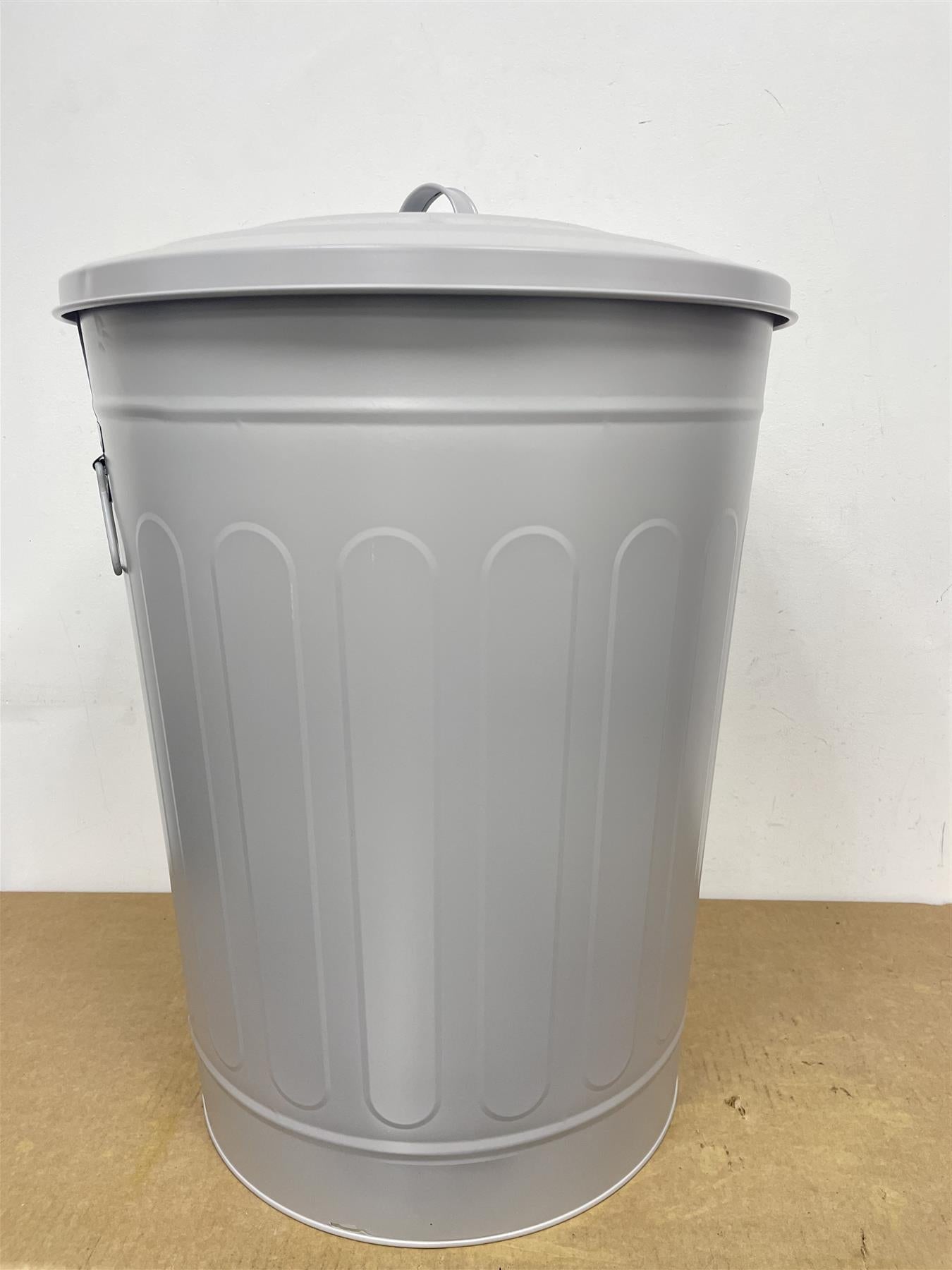 Habitat 49 Litre Trash Can Waste Bin Lift top Removable lid Nifty Handles- Grey
