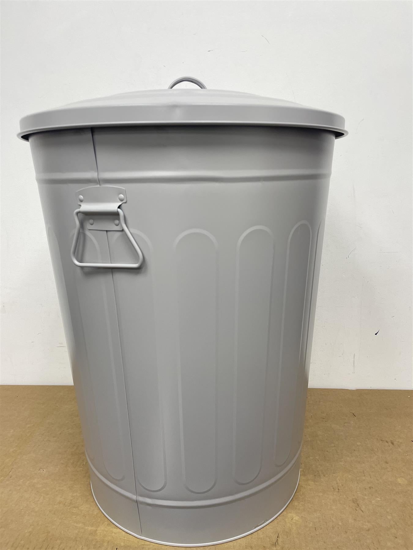 Habitat 49 Litre Trash Can Waste Bin Lift top Removable lid Nifty Handles- Grey