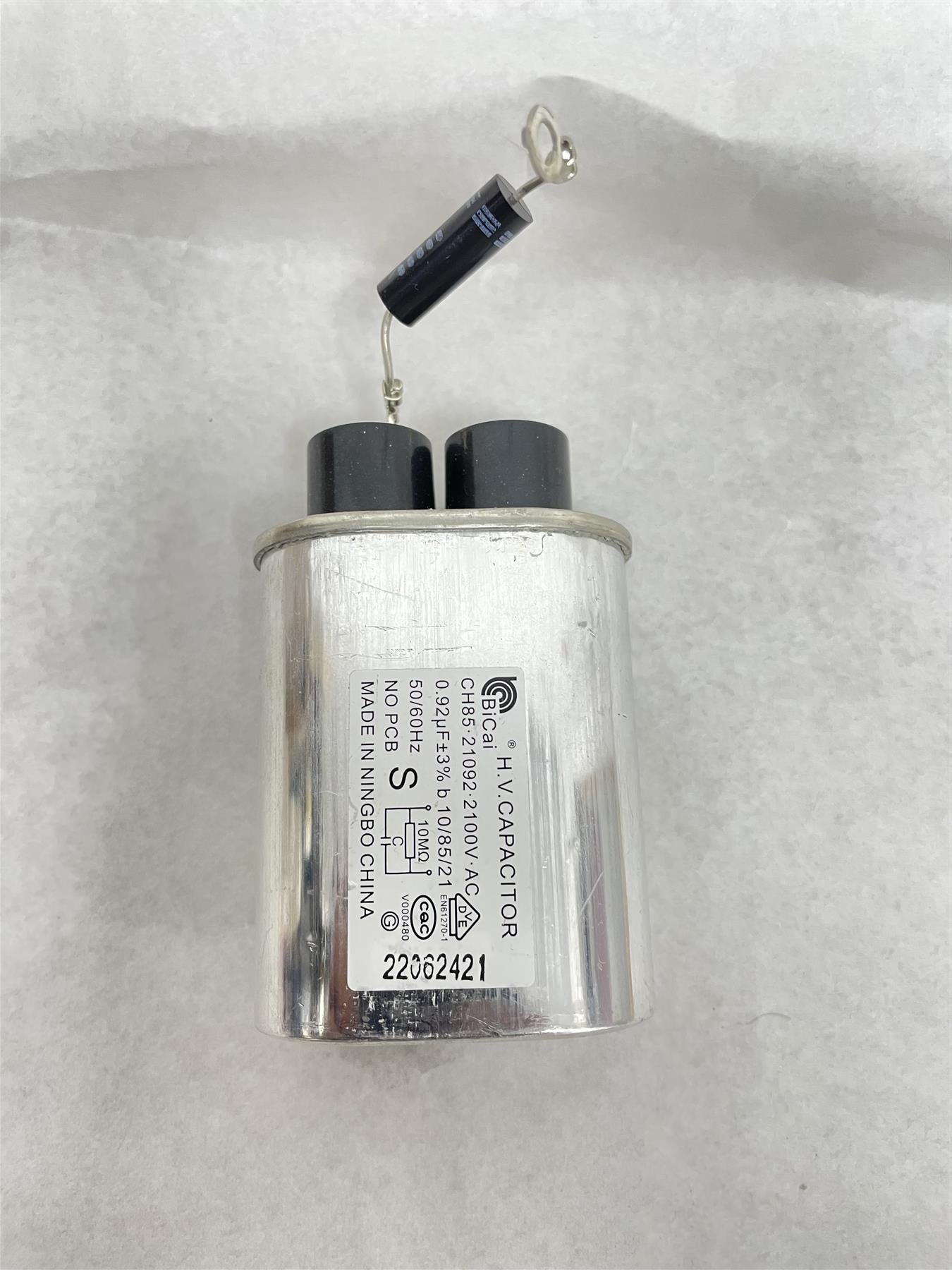 Bi Cai Microwave H.V. High Voltage Capacitor 0.92µF CH85 21092 2100V AC