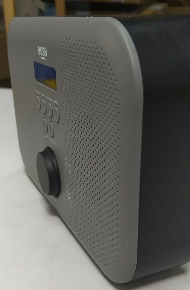 Bush Portable RDS Stereo DAB FM Radio Digital LCD Mains Battery Sleep Timer 4RMS