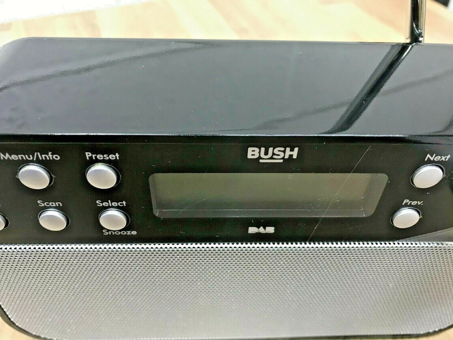 Bush Portable RDS Stereo LCD Mains Battery Sleep Timer 6RMS DAB FM Radio Digital