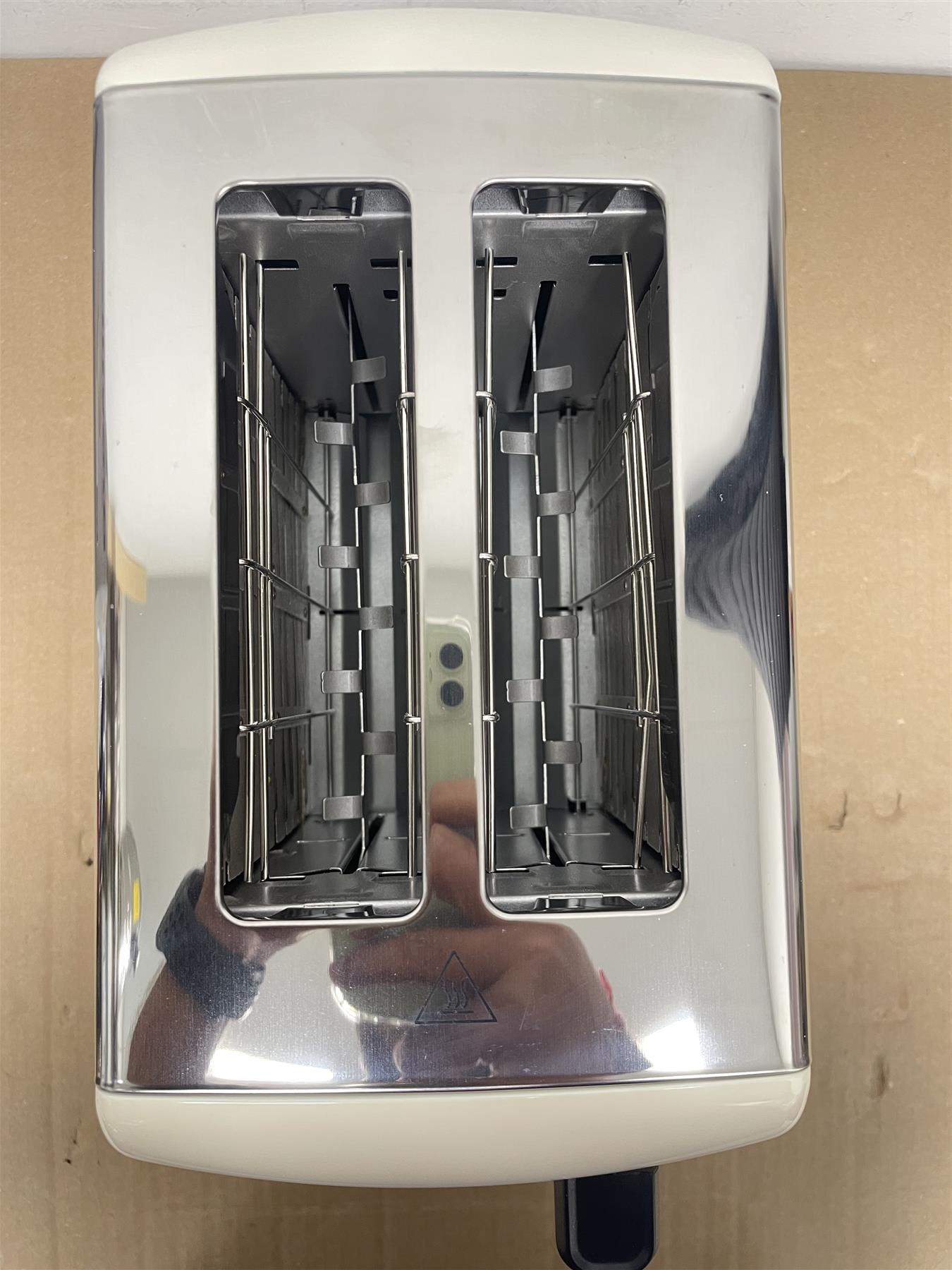 Breville ITT990 Stainless Steel Wide Slot 2 Slice Toaster 800W Cream