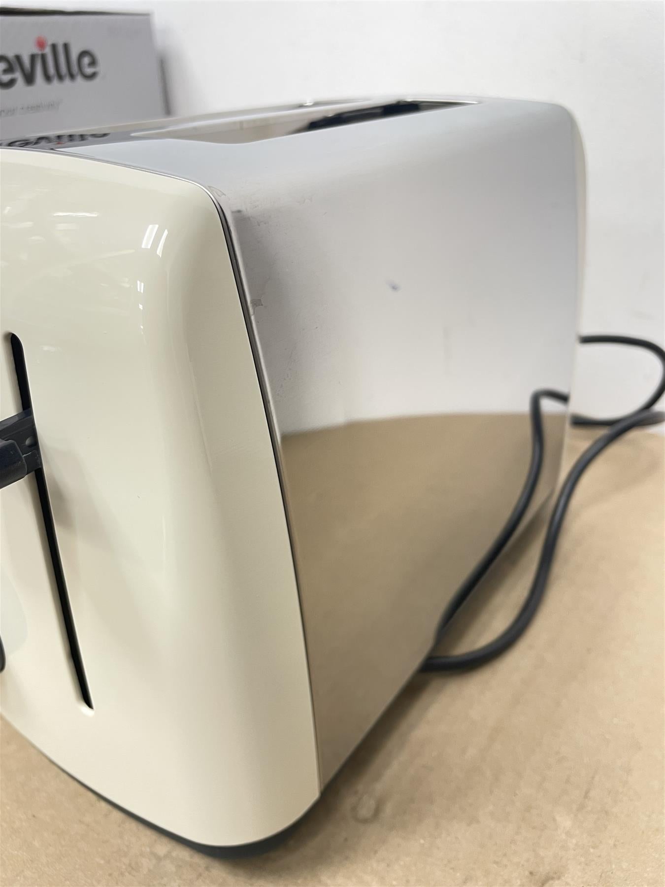 Breville ITT990 Stainless Steel Wide Slot 2 Slice Toaster 800W Cream