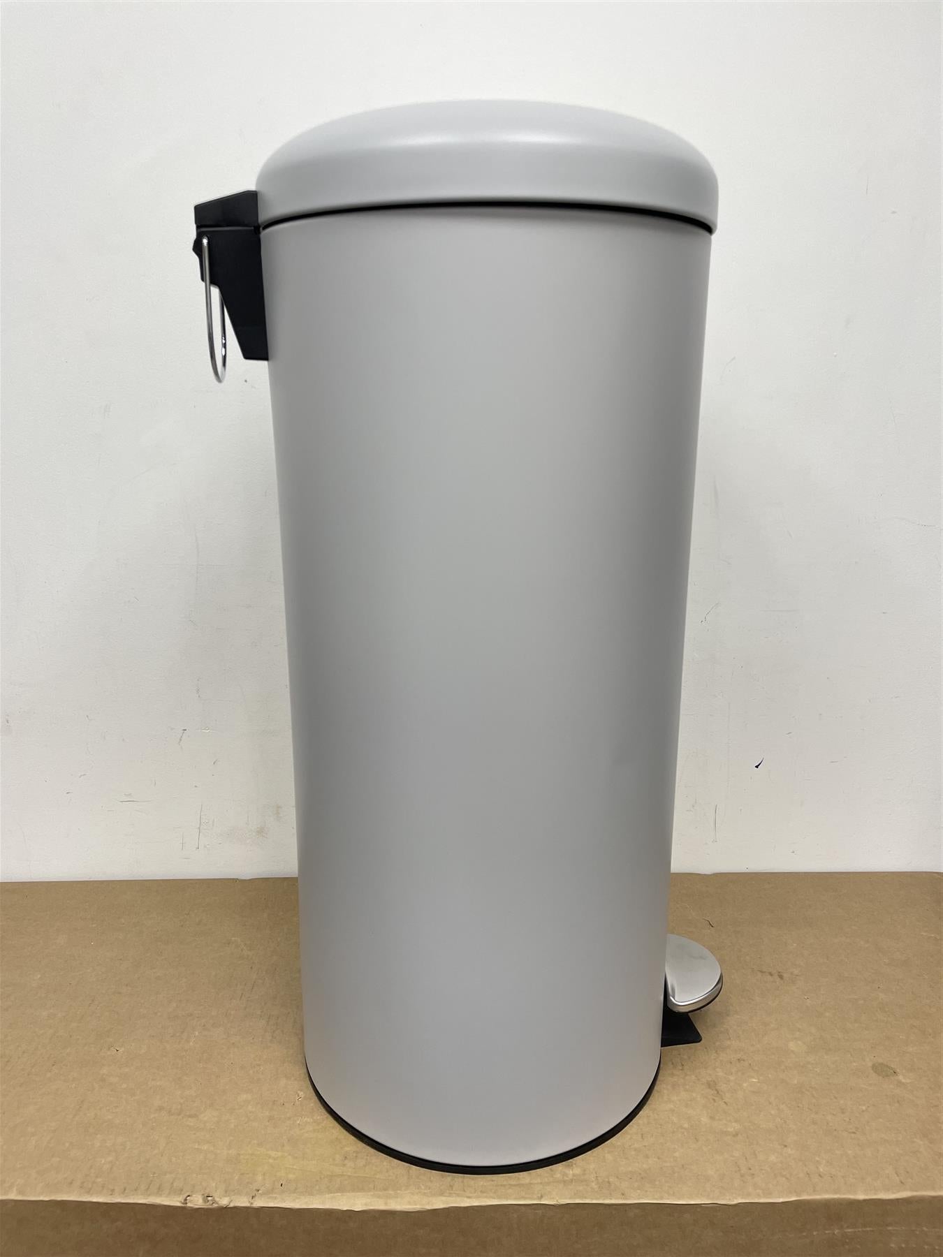 Habitat 30Litre Kitchen Foot Pedal Recycling Bin Removeable Inner Bucket - Grey