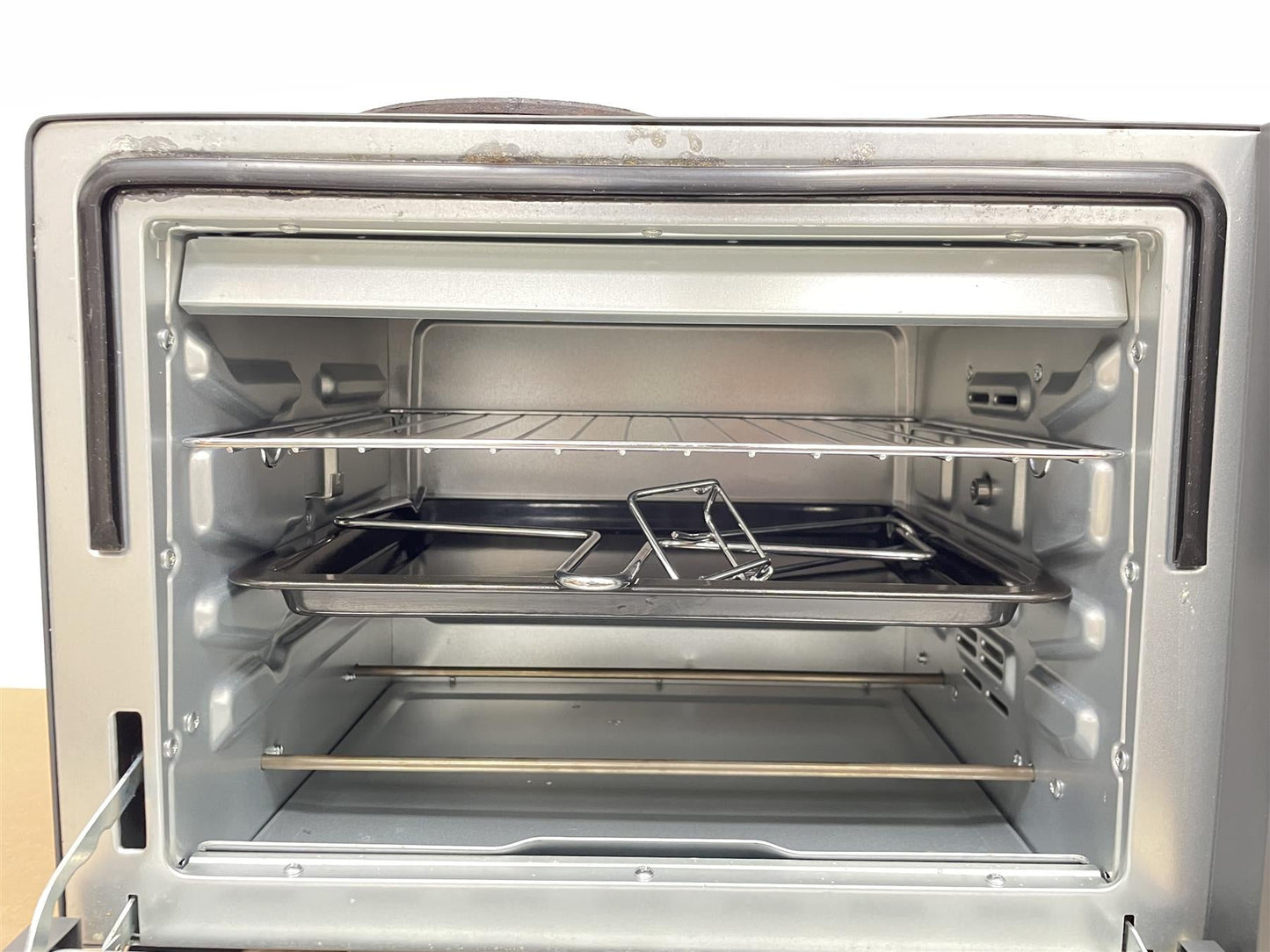 Cookworks 28L Mini Oven with Hob Cooker Grill & Rotisserie oven Hotplate