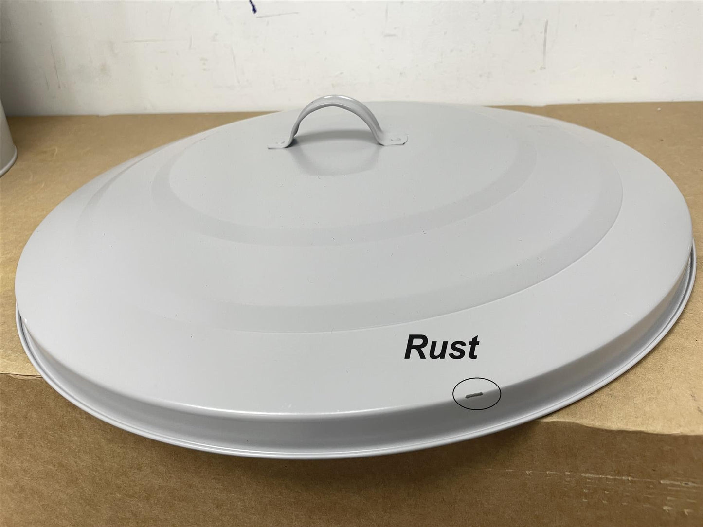 Habitat 49 Litre Trash Can Waste Bin Lift top Removable lid Nifty Handles- Grey