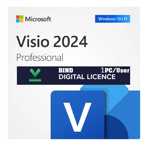 Microsoft Visio 2024 Professional 1 PC Product License Key