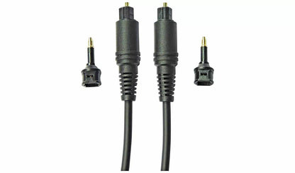 Audio Optical Cable 1m Cinema Sound Gold Plated AUX in TV VCR DVD Home Theatre