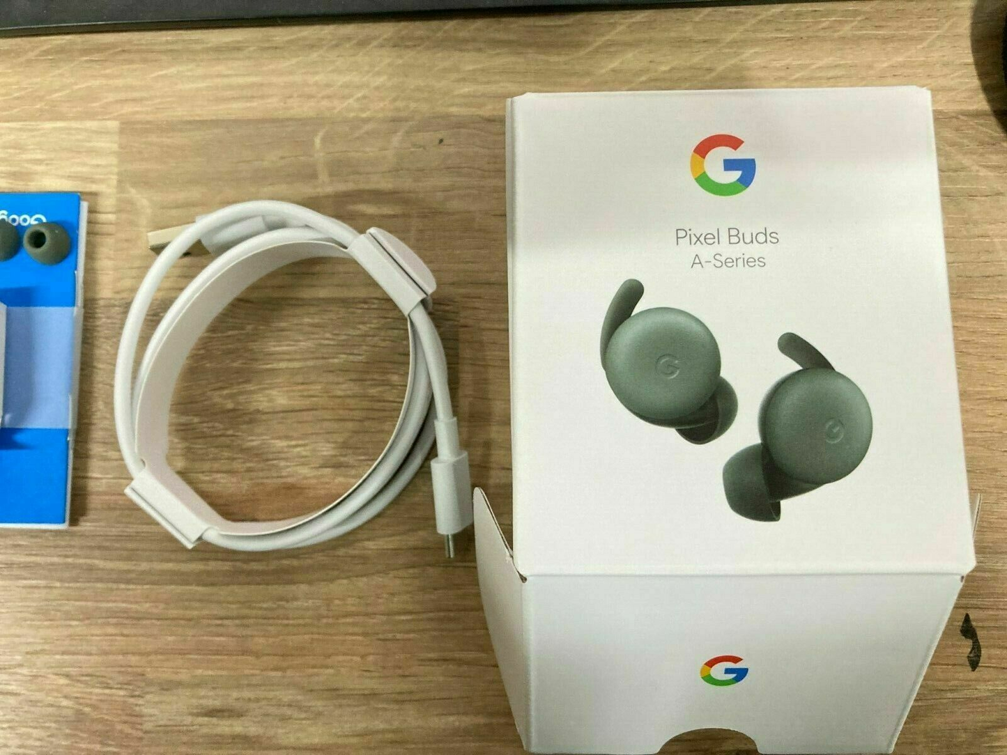 Genuine GOOGLE Pixel Buds A-Series Wireless Bluetooth Earphones Olive Earbuds