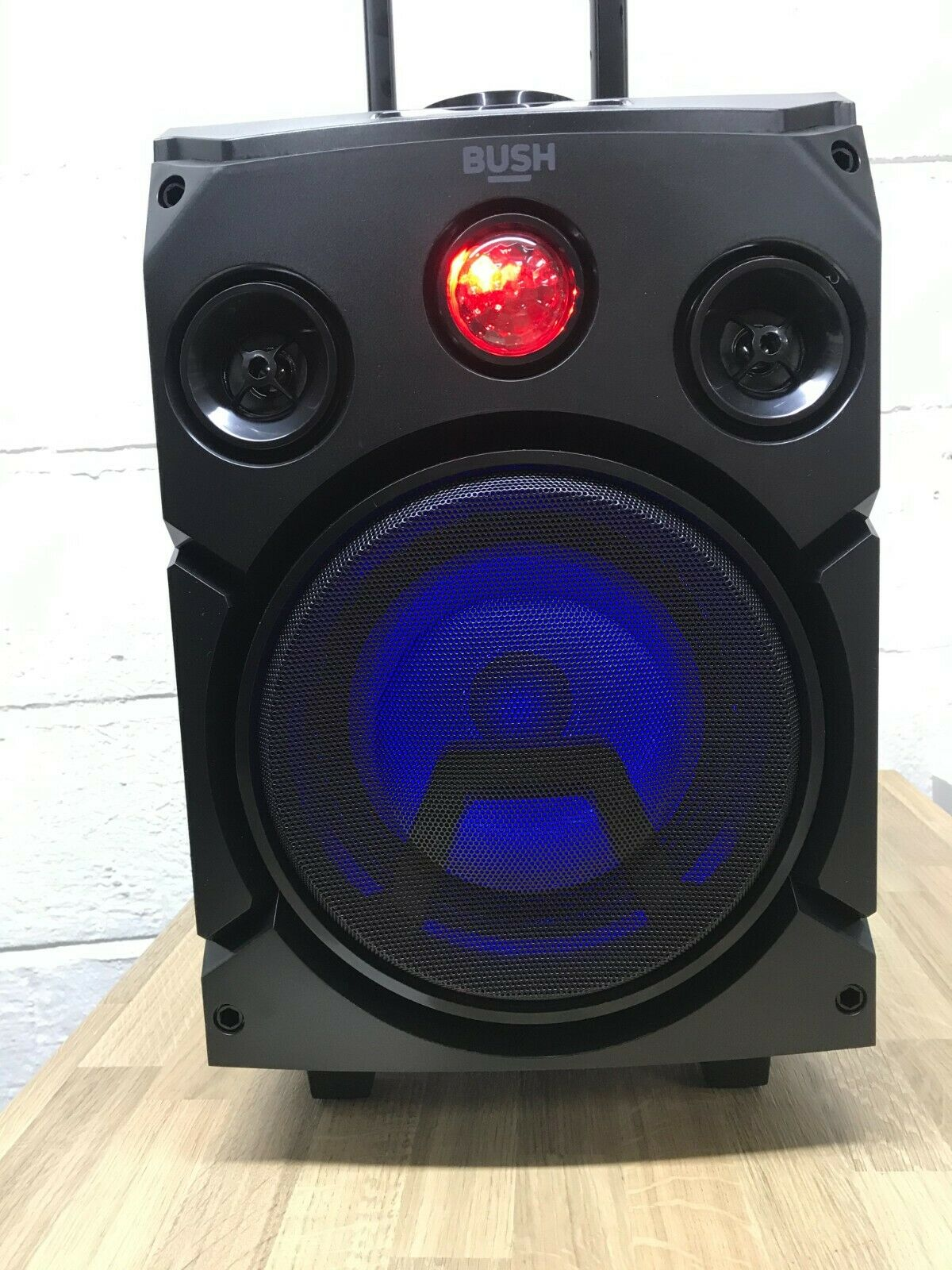 Bush Portable Wireless Bluetooth Party Speaker Rechargeable Trolley Heavy Bass