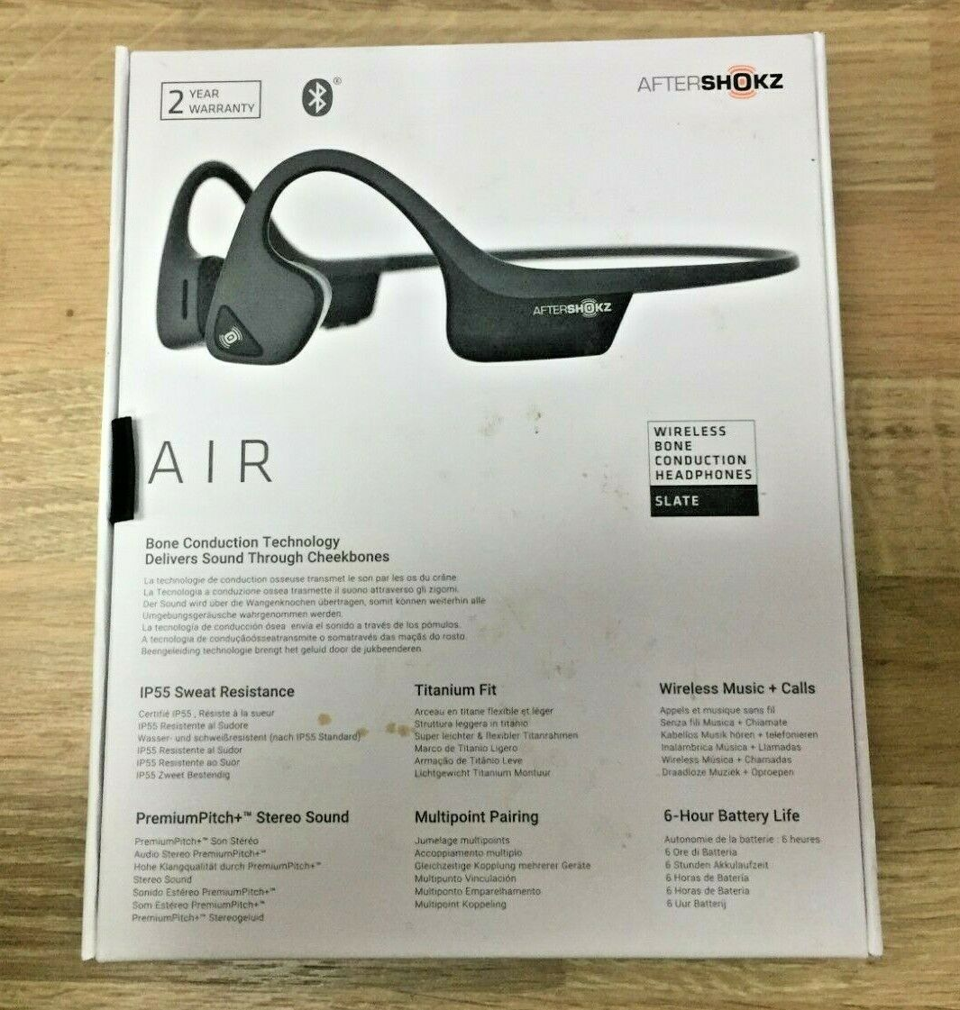 Aftershokz Trekz Air Neckband Bluetooth Sports Mic Headphones