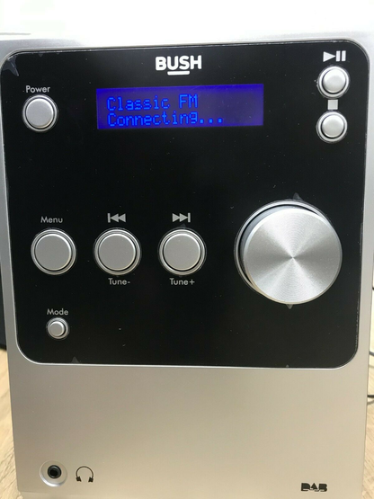 Bush CD Player Hi-Fi Stereo Music Micro System FM DAB Clock Radio RDS Bluetooth
