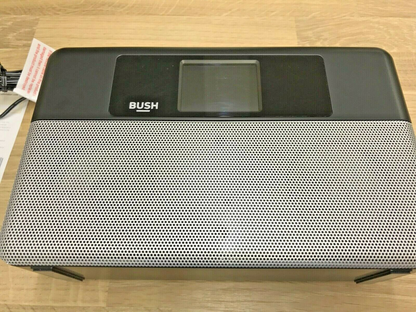 Bush Portable Bluetooth Digital DAB+ FM Radio Mains Battery Sleep Snooze 4W RMS