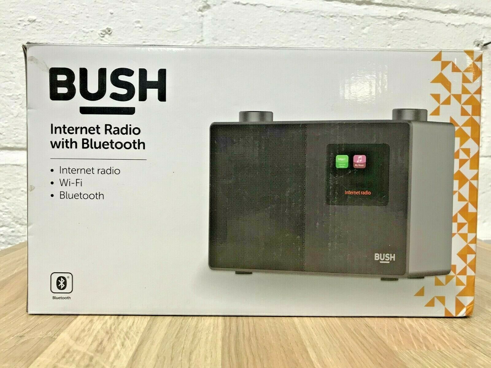 Bush Electronics Make Bush WIFI Internet Radio RDS Stereo Bluetooth Digital Mains 3W RMS Sle ...
