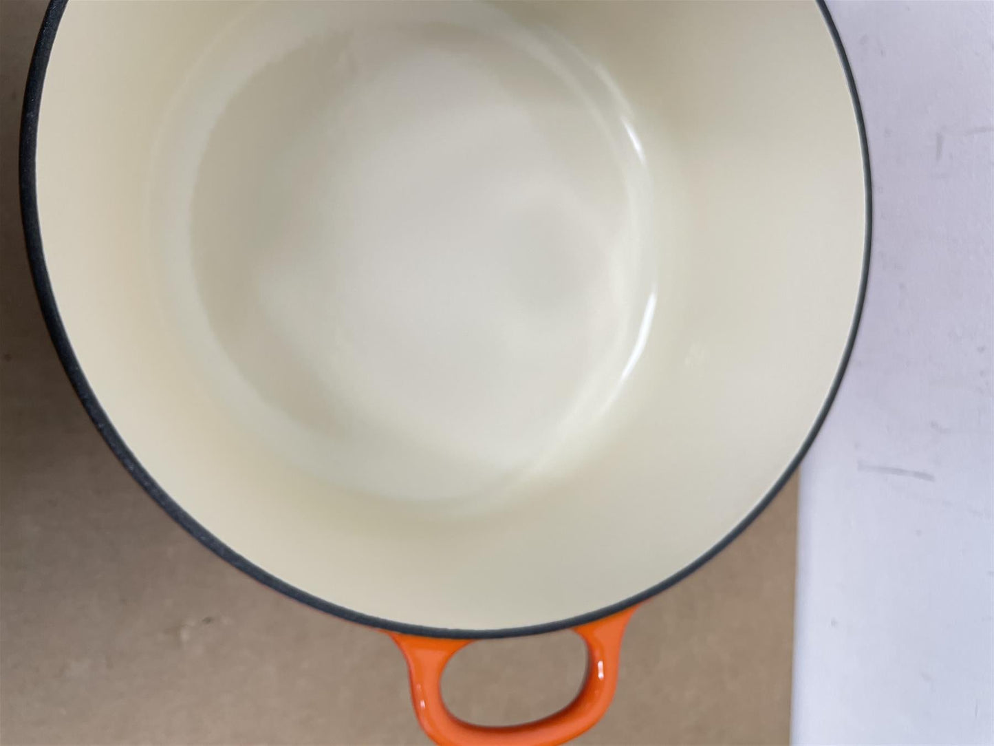 Habitat 3.3 Litre Cast Iron Casserole Dish Enamel Coated - Orange