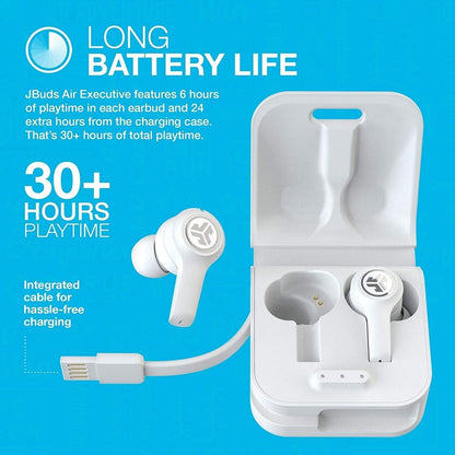 Jlab JBuds Air Executive True Wireless Bluetooth Headphones Earbuds Mini Pods