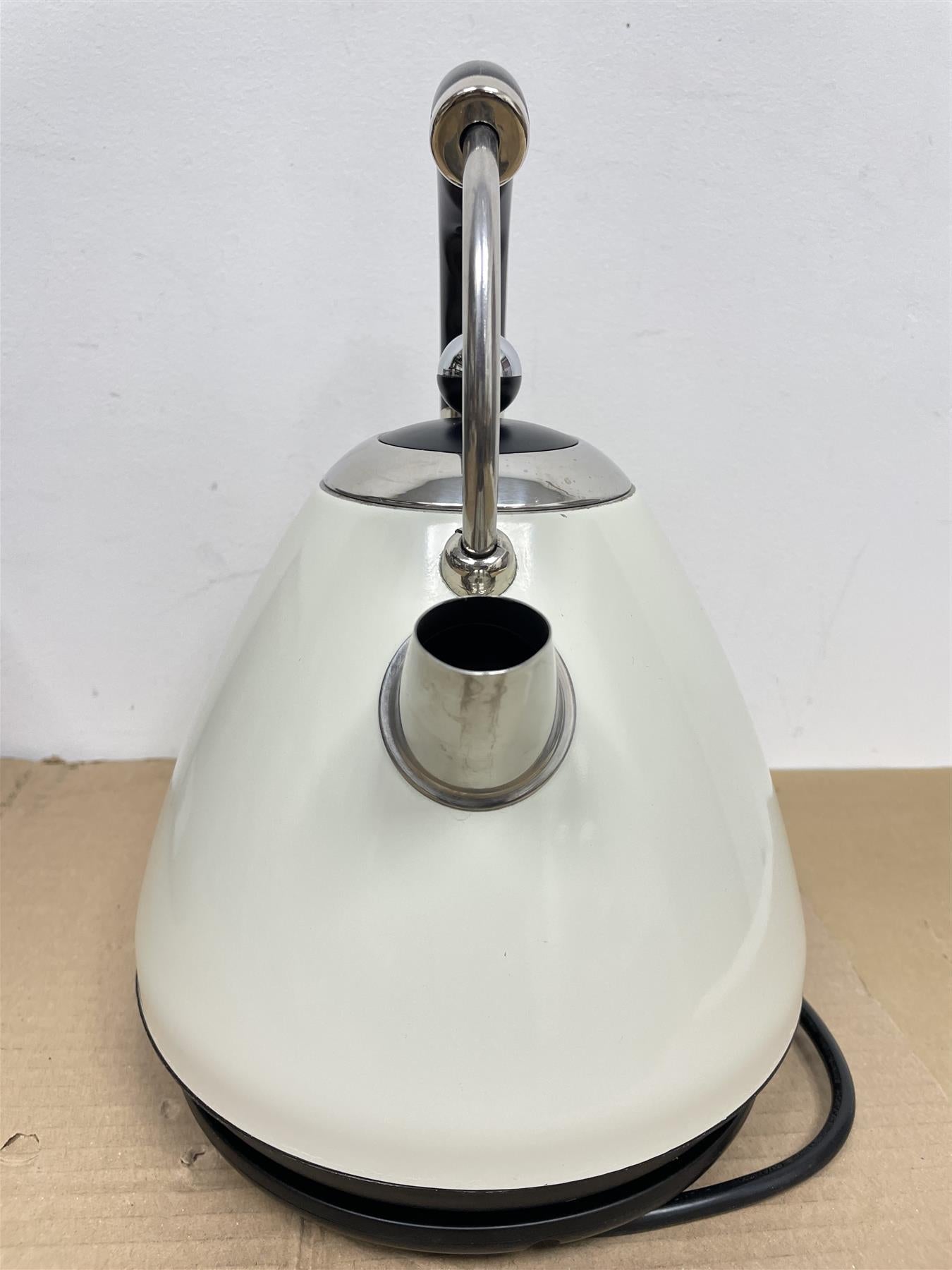 Cookworks Pyramid Kettle Almond Design With Stainless Steel Finish 1.7 Litre