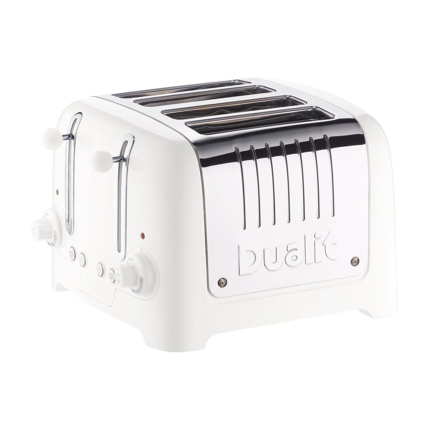 Dualit DPP4 Lite 4 Slice Toaster Extra Wide Stainless Steel Defrost Bagel Slots