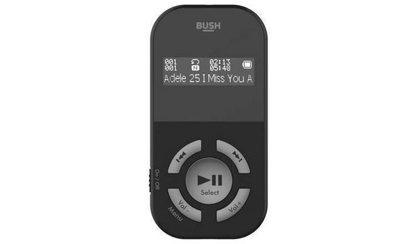 Bush Electronics Make Bush Portable Sport 8GB Memory WMA MP3 Music Media Player Display USB ...