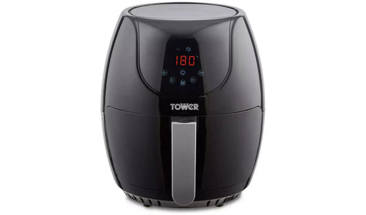 Tower Electric Kitchen T17067 4L Digital Air Fryer Healthy Chips - Black