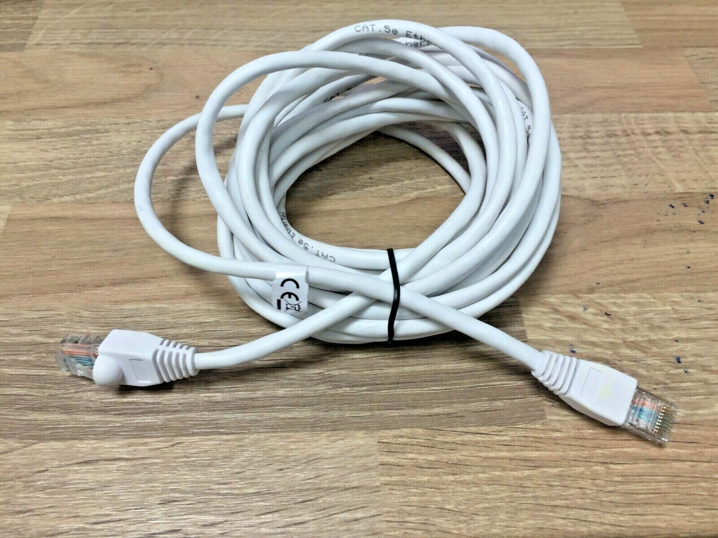 5m White Network Ethernet PVC Wired Connection Computer Cable Lead