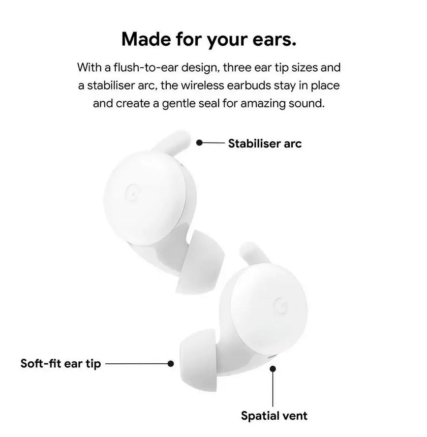 Genuine GOOGLE Pixel Buds A-Series Wireless Bluetooth Earphones Headphones Bass