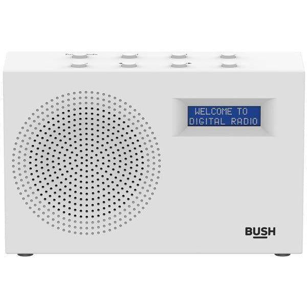 Bush Portable RDS DAB FM Radio Digital LCD Display Mains Battery Sleep Timer