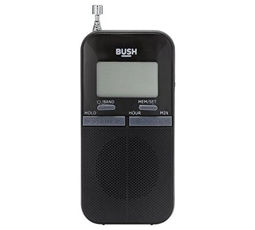 Personal FM Radio Bush Black