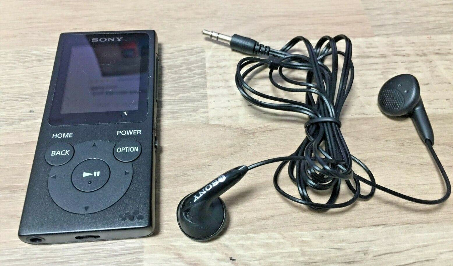 Sony NWE394 Walkman 8GB Portable Stereo Sound LCD LED MP3 Player USB FM AM Radio