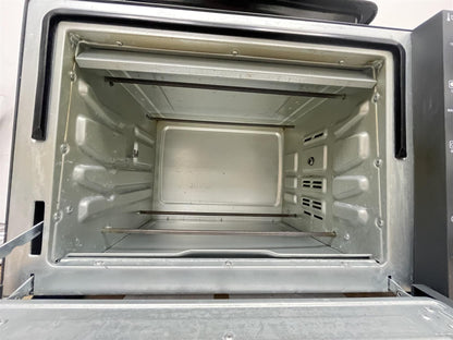 Cookworks 28L Mini Oven with Hob Cooker Grill & Rotisserie oven Hotplate 2500W