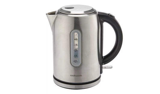 Cookworks Illuminated jug Kettle rapid boil Brushed Stainless Steel